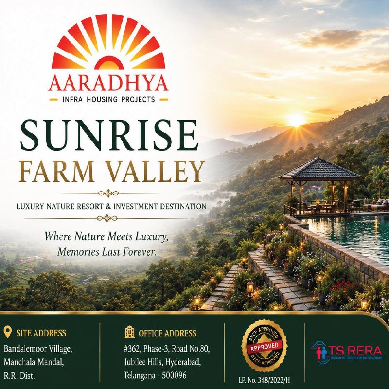 Sunrise Farm Valley - luxury nature resort and investment destination at Bandalemoor